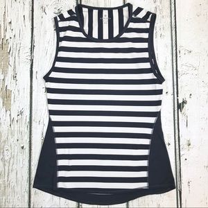 Athleta Navy Stripe Athletic Tank Top Sz XXS